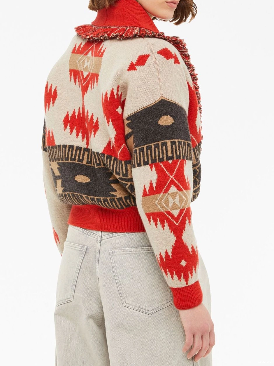 Affordable Icon bomber Women cardigan jacquard Alanui 0728